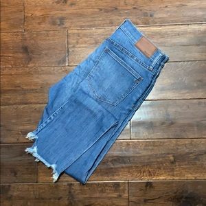 Madewell high rise skinny jean
